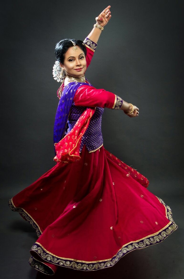 Tradition Personified — Elaborate, exquisite classical costumes and stage makeup prepared for recital.