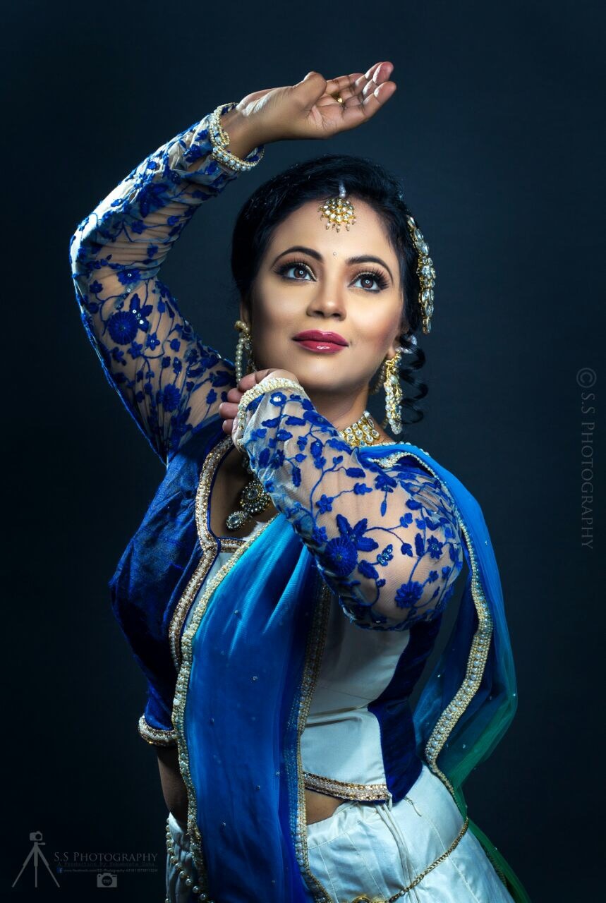 Connecting with the Divine — A moment of absolute dedication and devotional expressions on stage.